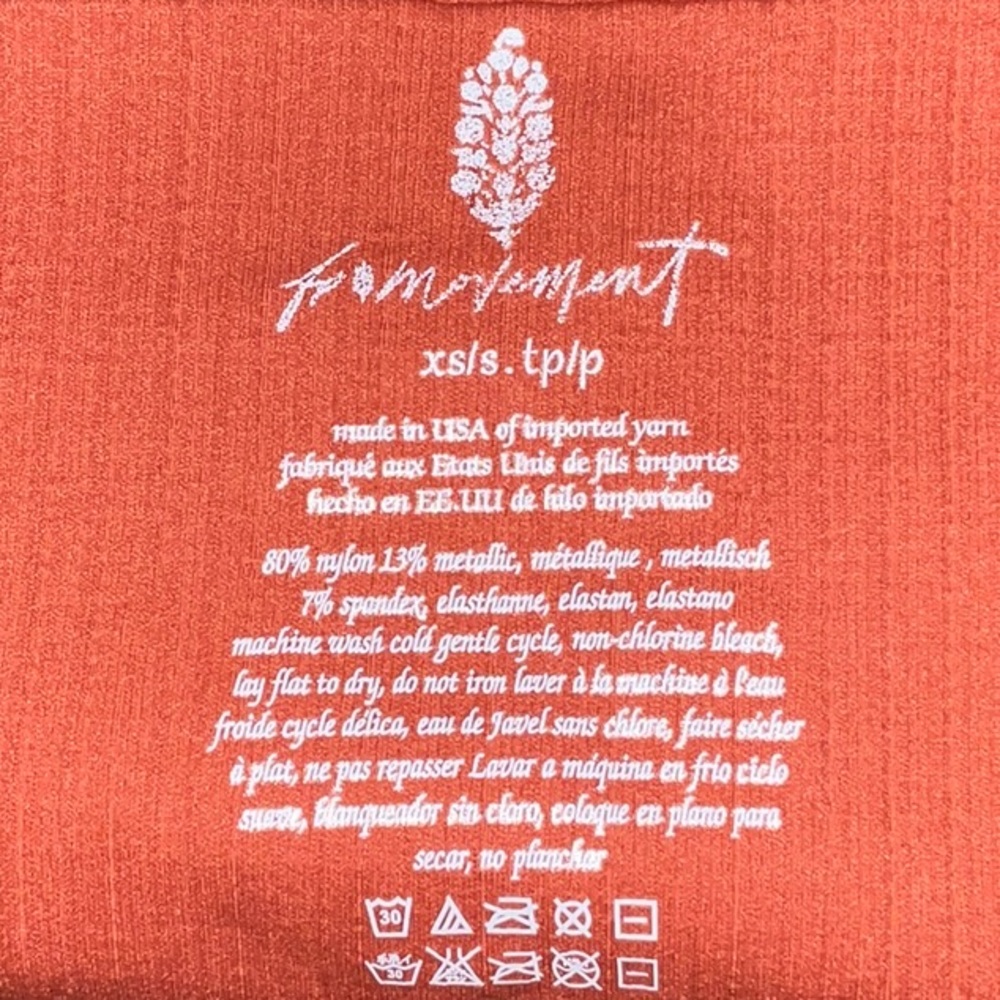 🧡NWOT FREE PEOPLE GOOD KARMA RUNNING SHORTS - Picture 6 of 8
